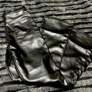 Mary Kate & Ashley Rare Faux Leather Pants